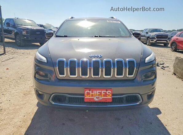1C4PJMDS7GW154792 2016 JEEP CHEROKEE Black Front view