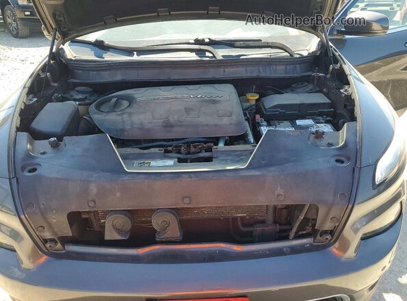 1C4PJMDS7GW154792 2016 JEEP CHEROKEE Black Engine compartment view