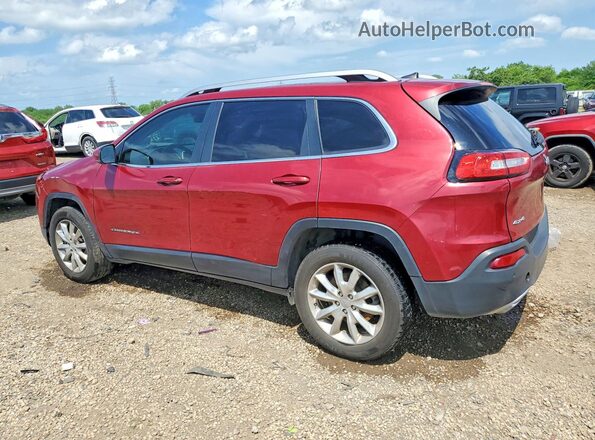 1C4PJMDS7HW544146 2017 JEEP CHEROKEE Burgundy Tył lewy