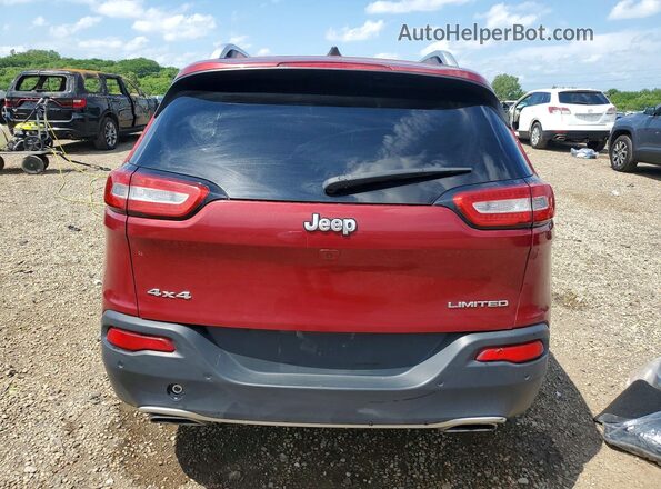 1C4PJMDS7HW544146 2017 JEEP CHEROKEE Burgundy Widok z tyłu