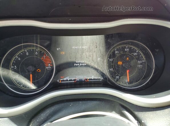 1C4PJMDS7HW544146 2017 JEEP CHEROKEE Burgundy Widok zestawu wskaźników