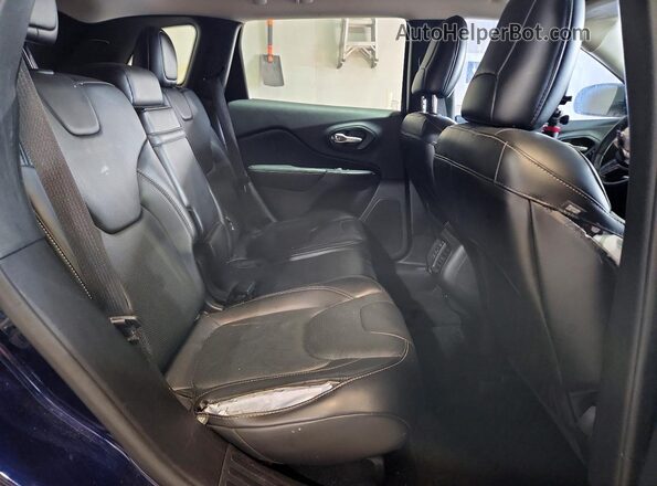 1C4PJMDS8GW129366 2016 JEEP CHEROKEE Blue Rear seats view