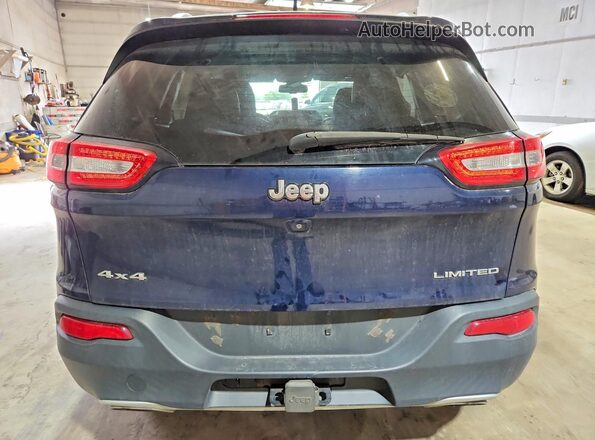1C4PJMDS8GW129366 2016 JEEP CHEROKEE Blue Rear view