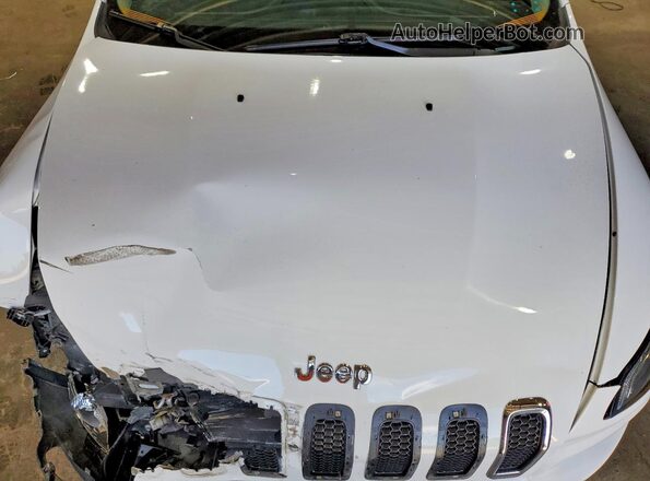 1C4PJMDS8GW172217 2016 JEEP CHEROKEE Белый Вид подкапотного пространства