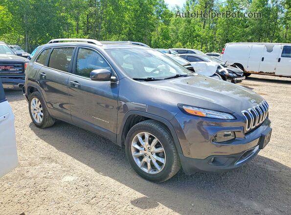 1C4PJMDS8HW558590 2017 JEEP CHEROKEE Gray Front right