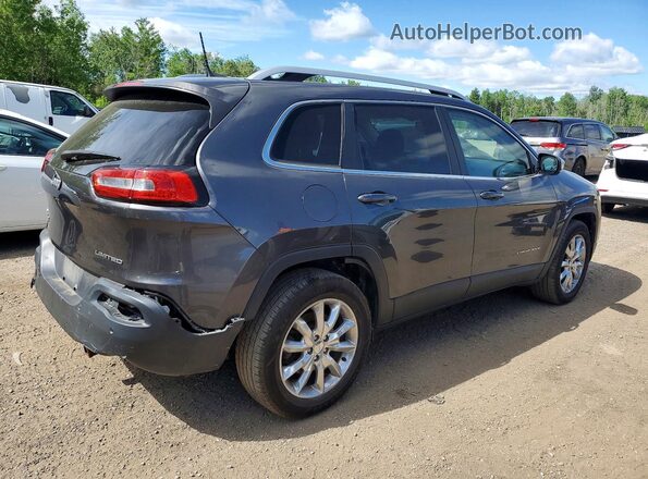 1C4PJMDS8HW558590 2017 JEEP CHEROKEE Gray Rear right
