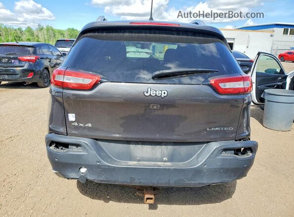 1C4PJMDS8HW558590 2017 JEEP CHEROKEE Gray Rear view