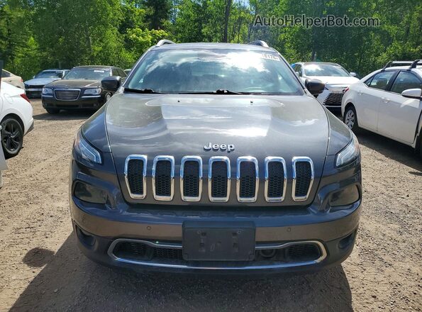 1C4PJMDS8HW558590 2017 JEEP CHEROKEE Gray Front view