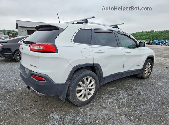 1C4PJMDS8HW563529 2017 JEEP CHEROKEE White Trasero derecho