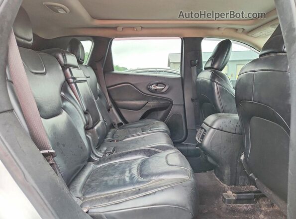 1C4PJMDS8HW563529 2017 JEEP CHEROKEE White Vista interior trasera