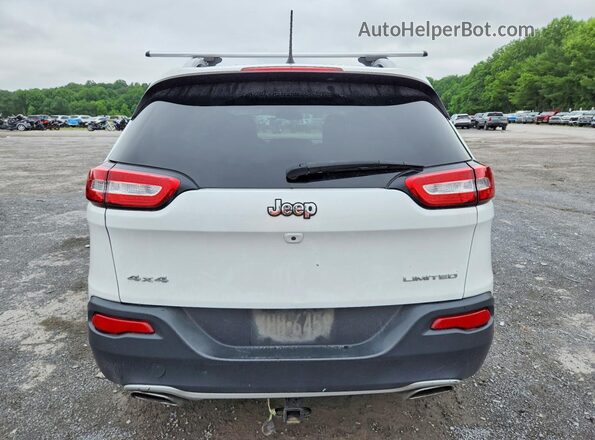 1C4PJMDS8HW563529 2017 JEEP CHEROKEE White Vista trasera