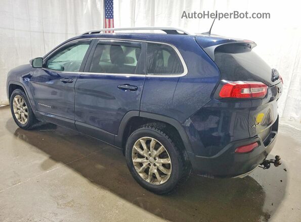 1C4PJMDS9GW241593 2016 JEEP CHEROKEE Blue Tył lewy