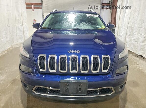 1C4PJMDS9GW241593 2016 JEEP CHEROKEE Blue Widok z przodu