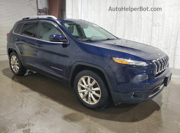 1C4PJMDS9GW241593 2016 JEEP CHEROKEE Blue 