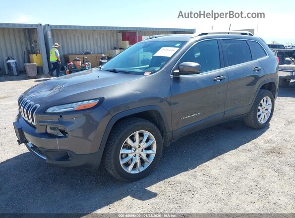 1C4PJMDSXGW140241 2016 JEEP CHEROKEE Серый Передняя левая четверть