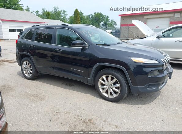 1C4PJMDSXGW169738 2016 JEEP CHEROKEE Black Widok wnętrza z tyłu