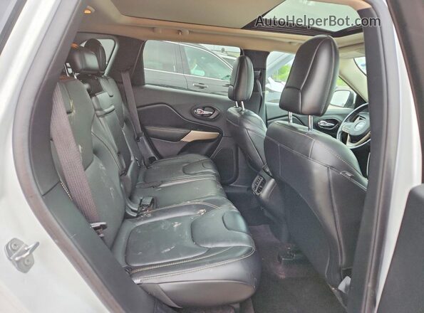 1C4PJMDSXHD214027 2017 JEEP CHEROKEE Белый Вид задней части салона