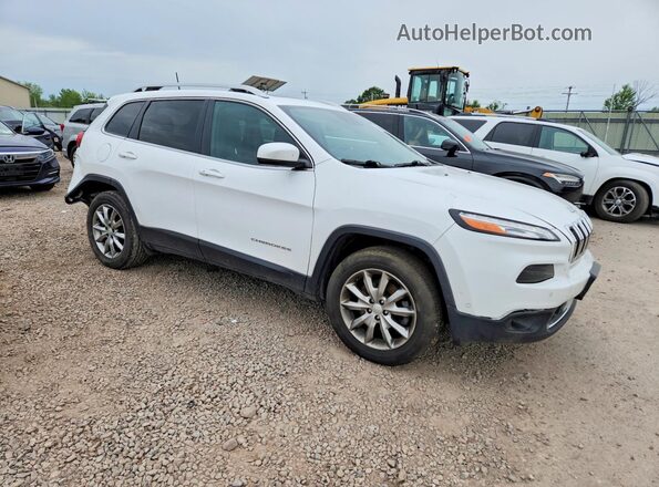 1C4PJMDSXHD214027 2017 JEEP CHEROKEE Белый Передняя правая четверть