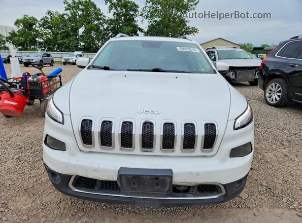 1C4PJMDSXHD214027 2017 JEEP CHEROKEE Белый Вид спереди