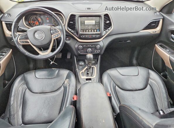 1C4PJMDSXHD214027 2017 JEEP CHEROKEE Белый Вид панели приборов