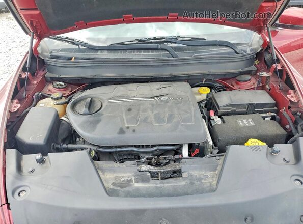 1C4PJMDSXHW521590 2017 JEEP CHEROKEE Красный Вид подкапотного пространства