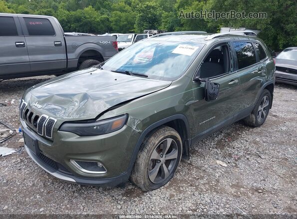 1C4PJMDX0KD261635 2019 JEEP CHEROKEE Green Передня ліва чверть