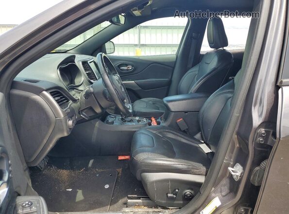 1C4PJMDX0KD354235 2019 JEEP CHEROKEE Gray Вид салону спереду