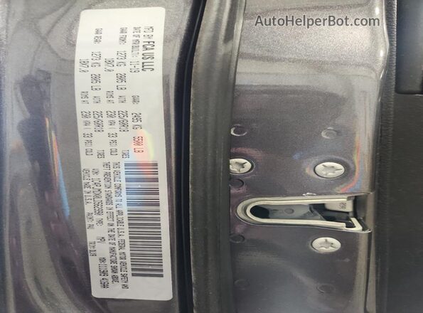 1C4PJMDX0LD562990 2020 JEEP CHEROKEE Gray Widok naklejki z numerem VIN