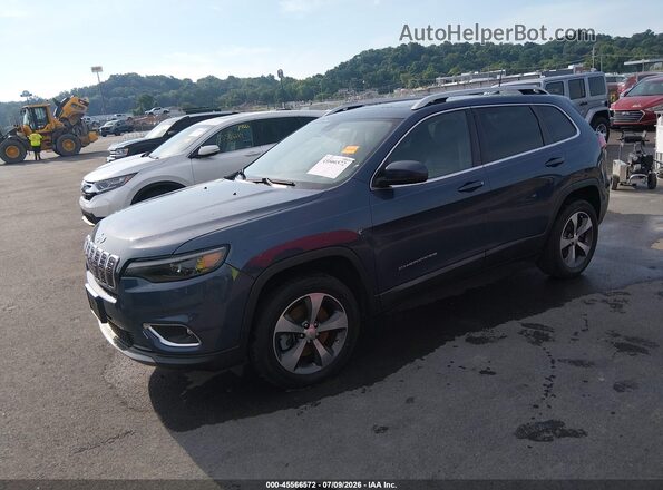 1C4PJMDX0LD563623 2020 JEEP CHEROKEE Blue წინა მარცხენა ხედი სამი მეოთხედიდან