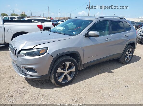 1C4PJMDX1KD133405 2019 JEEP CHEROKEE Silver Front left