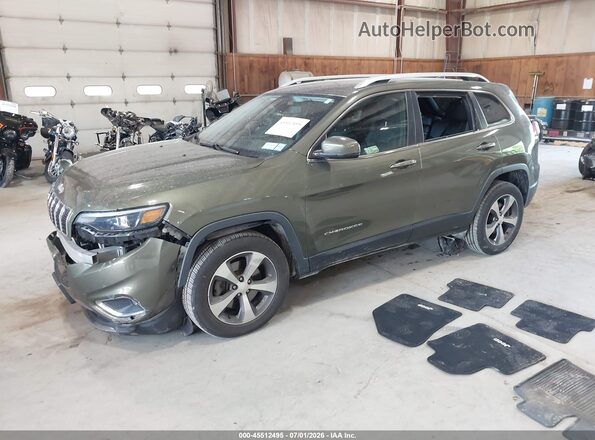 1C4PJMDX1KD157445 2019 JEEP CHEROKEE Green Przód lewy
