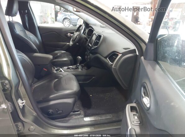 1C4PJMDX1KD157445 2019 JEEP CHEROKEE Green Widok wnętrza z przodu