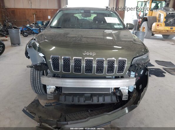 1C4PJMDX1KD157445 2019 JEEP CHEROKEE Green Widok z przodu