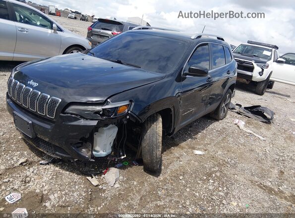 1C4PJMDX1KD238347 2019 JEEP CHEROKEE Black Առջևի ձախ երեք քառորդ տեսարան