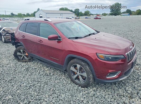 1C4PJMDX1KD398101 2019 JEEP CHEROKEE Red Przód prawy
