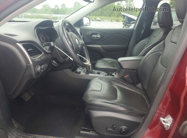 1C4PJMDX1KD398101 2019 JEEP CHEROKEE Red Widok wnętrza z przodu