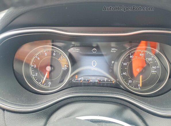 1C4PJMDX1KD398101 2019 JEEP CHEROKEE Red Widok zestawu wskaźników