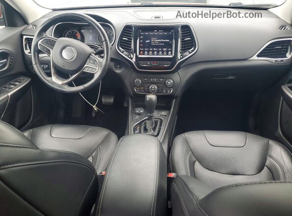 1C4PJMDX1KD398101 2019 JEEP CHEROKEE Red Widok deski rozdzielczej