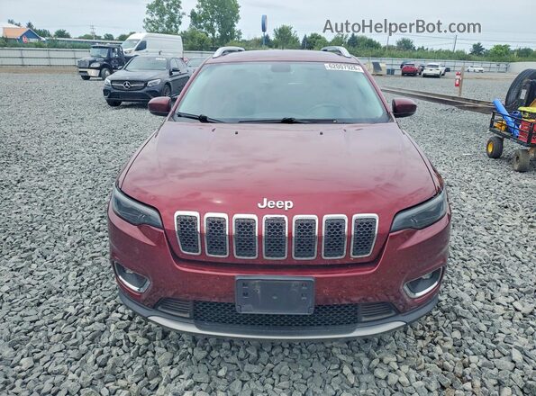 1C4PJMDX1KD398101 2019 JEEP CHEROKEE Red Widok z przodu