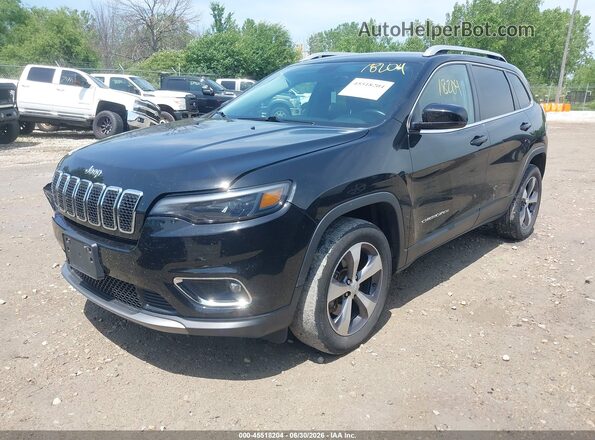 1C4PJMDX1LD504189 2020 JEEP CHEROKEE Black Առջևի ձախ երեք քառորդ տեսարան