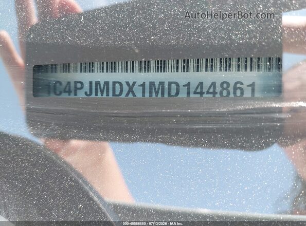 1C4PJMDX1MD144861 2021 JEEP CHEROKEE White Շարժիչի բաժամունքի տեսք