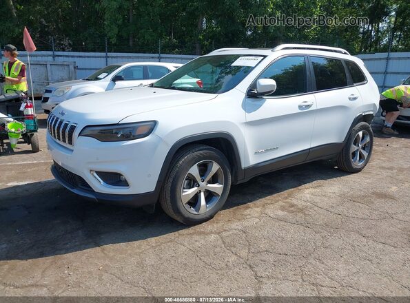 1C4PJMDX1MD144861 2021 JEEP CHEROKEE White Առջևի ձախ երեք քառորդ տեսարան