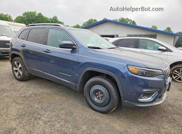 1C4PJMDX1MD174815 2021 JEEP CHEROKEE Синий Передняя правая четверть