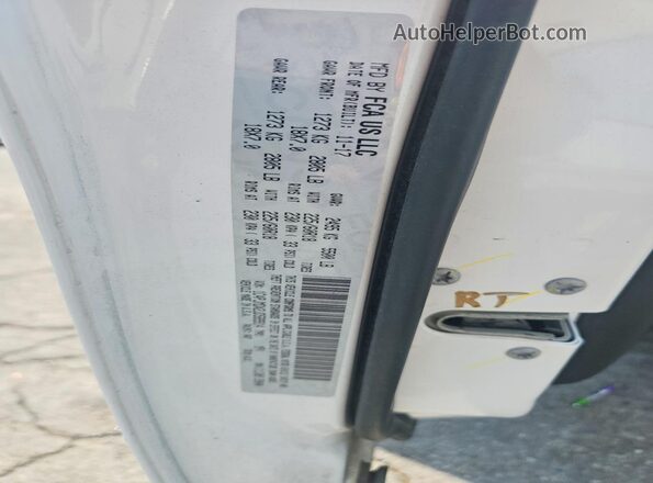 1C4PJMDX2JD589914 2018 JEEP CHEROKEE White VIN կոդի պիտակի տեսք
