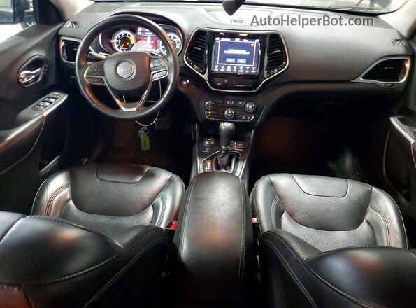 1C4PJMDX2KD140153 2019 JEEP CHEROKEE Black Widok deski rozdzielczej