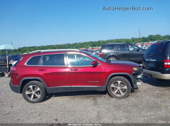 1C4PJMDX2KD253004 2019 JEEP CHEROKEE Burgundy სალონის 360-გრადუსიანი ხედი
