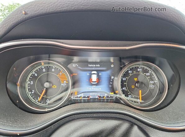 1C4PJMDX2KD422325 2019 JEEP CHEROKEE Gray Widok zestawu wskaźników