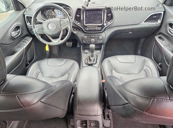 1C4PJMDX2KD422325 2019 JEEP CHEROKEE Gray Widok deski rozdzielczej