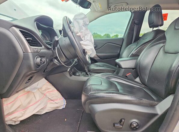 1C4PJMDX2KD423295 2019 JEEP CHEROKEE Серебряный Вид салона спереди