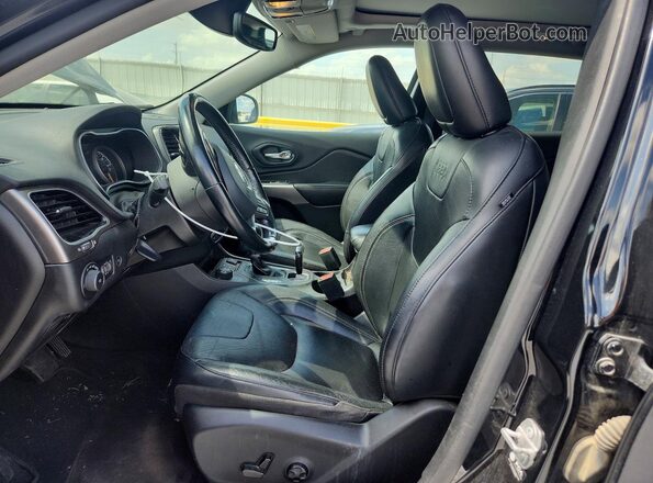 1C4PJMDX2MD172619 2021 JEEP CHEROKEE Black Вид салону спереду